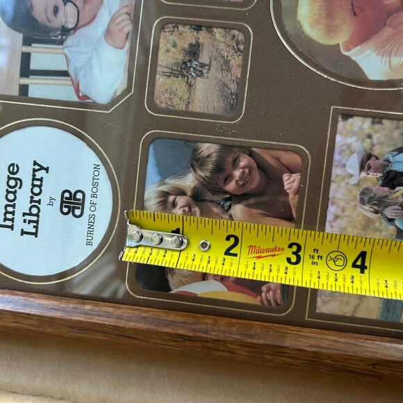 Vintage Burnes of Boston “The Image Library” Wood Collage Frame NOS - Picture 14 of 16